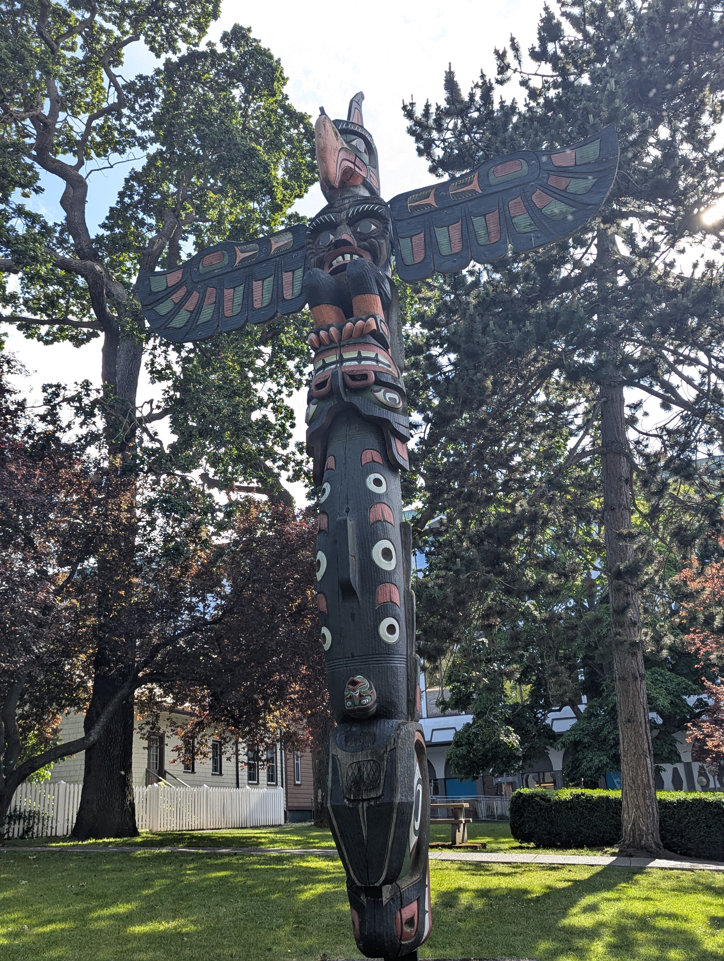 Birthday Trip to Canada, Thunderbird Park, Victoria, Vancouver Island